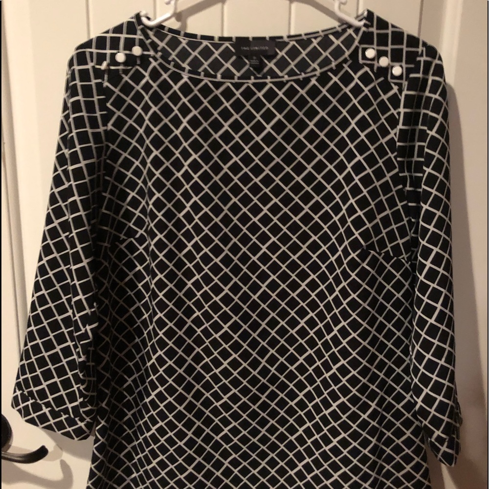 Womens Limited Black and White Blouse